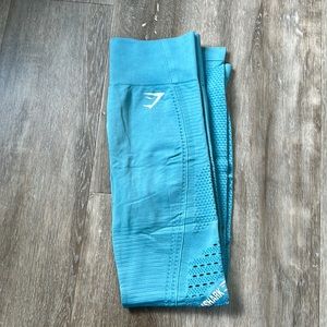 GymShark Blue Leggings Size Small - Worn Once, Great Condition